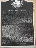 SLATON HARVEY HOUSE INFO SIGN